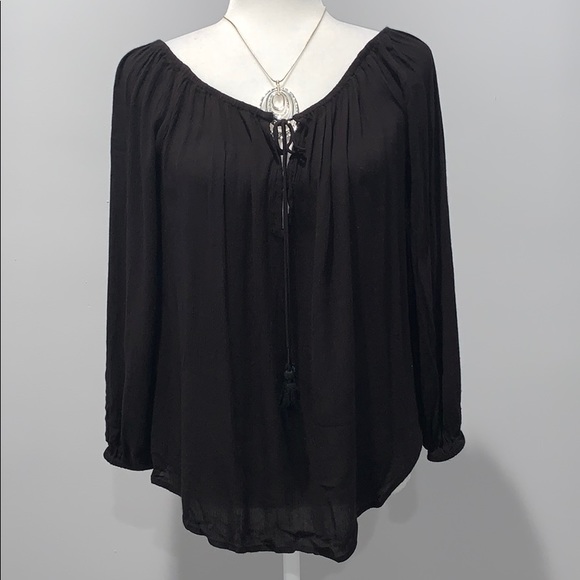 Kimchi Blue Tops - Kimchi Blue Black Shirt Size Small.